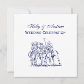  gestileerde polollen tekenen #1 Blauw Kaart (Voorkant)