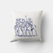  gestileerde polollen tekenen #1 Blauw Kussen (Achterkant)