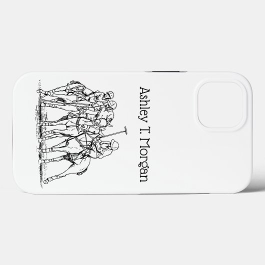  gestileerde polollen tekenen #1 zwart Case-Mate iPhone case (Achterkant (horizontaal))