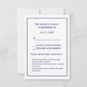 gestileerde polollen tekenen #2 Blauwe RSVP (Achterkant)