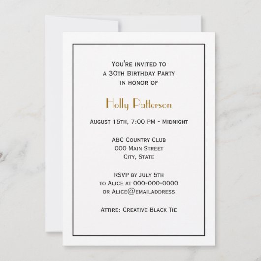  gestileerde pololmatch voor dames Lunch tekening Kaart (Achterkant)