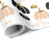 Gestileerde pompoen in zwart, wit en goud cadeaupapier (Rol Hoek)