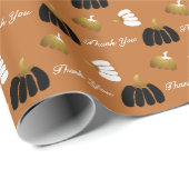 Gestileerde pompoenen in zwart, wit en goud cadeaupapier (Rol Hoek)