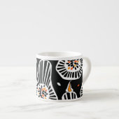 Gestileerde pompoenzaden: naadloos ontwerp espresso kop (Voorkant rechts)