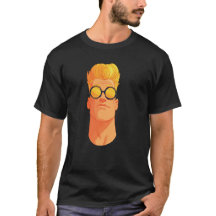 Gestileerde Retro-Geïnspireerde T-shirt