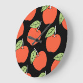 Gestileerde rode appels: helder patroon grote klok (Hoek)
