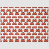 Gestileerde rode zwarte krab #2 tekening tissuepapier (Voorkant)