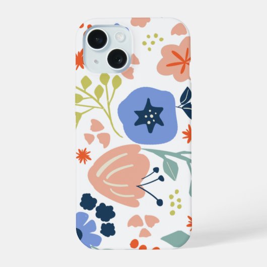 Gestileerde Scandi 052 iPhone 15 Case (Achterkant)