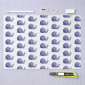  gestileerde slakkentekening #2 Blauw Tissuepapier (Craft)