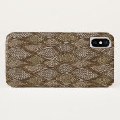 Gestileerde slangenhuid Case-Mate iPhone case (Achterkant (horizontaal))