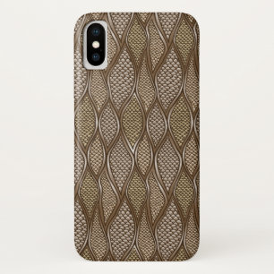 Gestileerde slangenhuid iPhone x hoesje
