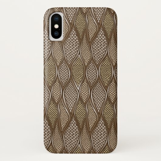 Gestileerde slangenhuid Case-Mate iPhone case (Achterkant)