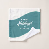 Gestileerde Starfish & Sand Dollars Patroon#25 ID1 Bad Handdoek (Wasdoekje)