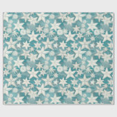 Gestileerde Starfish & Sand Dollars Patroon#25 ID1 Cadeaupapier (Vlak)