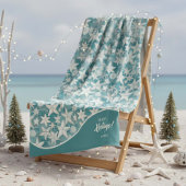 Gestileerde Starfish & Sand Dollars Patroon#25 ID1 Fleece Deken