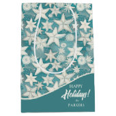 Gestileerde Starfish & Sand Dollars Patroon#25 ID1 Medium Cadeauzakje (Voorkant)