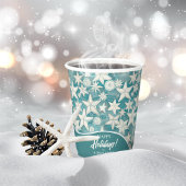 Gestileerde Starfish & Sand Dollars Patroon#25 ID1 Papieren Bekers