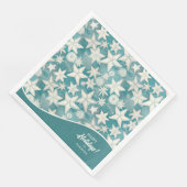 Gestileerde Starfish & Sand Dollars Patroon#25 ID1 Servet (Hoek)