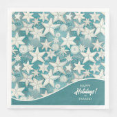 Gestileerde Starfish & Sand Dollars Patroon#25 ID1 Servet (Voorkant)