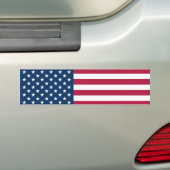 Gestileerde sterren en strepen bumpersticker (Op auto)