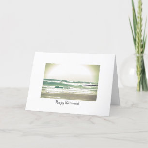 gestileerde surffoto Pensioen Feestdagen Kaart