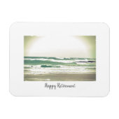 gestileerde surffoto Pensioen Magneet (Horizontaal)