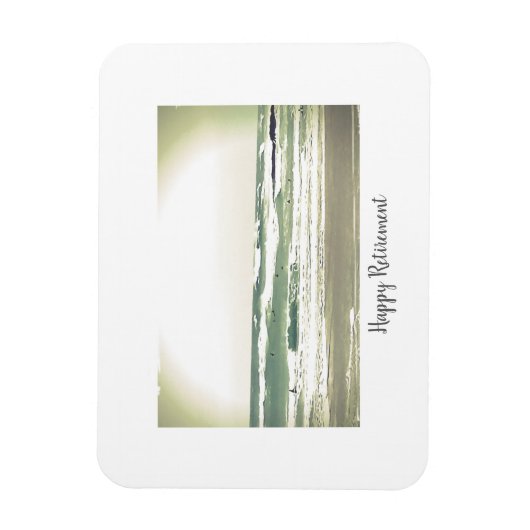 gestileerde surffoto Pensioen Magneet (Verticaal)