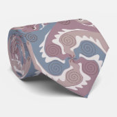 Gestileerde Swirling Hares Tesselation 1 NT Stropdas (Opgerold)