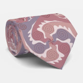 Gestileerde Swirling Hares Tesselation 2 NT Stropdas (Opgerold)