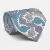 Gestileerde Swirling Hares Tesselation 3 NT Stropdas (Opgerold)