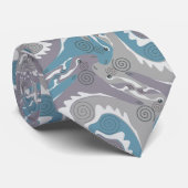 Gestileerde Swirling Hares Tesselation 3b NT Stropdas (Opgerold)