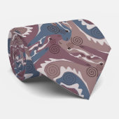 Gestileerde Swirling Hares Tesselation 7b NT Stropdas (Opgerold)