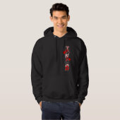 Gestileerde Trinidad Harten Hoodie (Voorkant volledig)