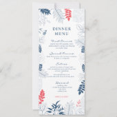 Gestileerde tropische bloemen trouwframe kaart (Voorkant)