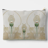 Gestileerde Tulpen Art-Nouveau Medalions Bridemaid Etui (Achterkant)