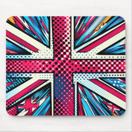 Gestileerde union jack muismat