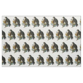 gestileerde valken op een vertakking stof (Fat Quarter)
