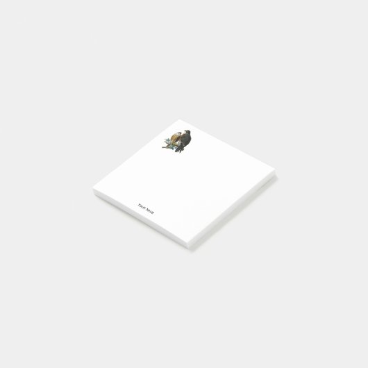 gestileerde valken op vertakking post-it® notes (Schuin)