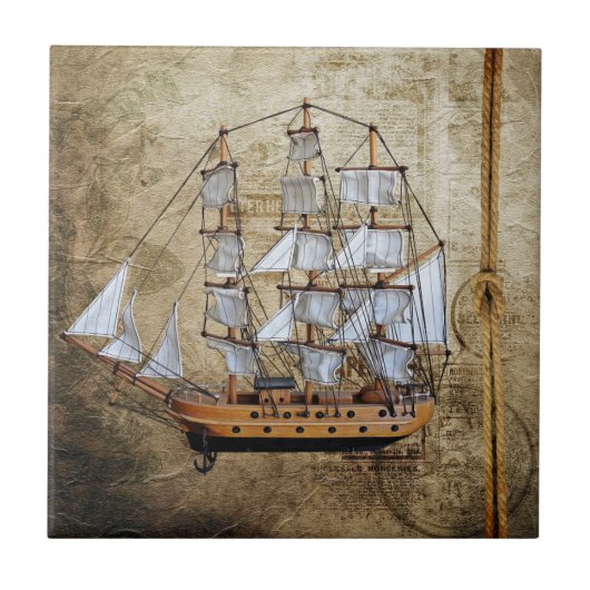  gestileerde verzending met kabelknoop tegeltje (Voorkant)