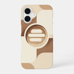 Gestileerde Vintage Cappuccino iPhone 16 Hoesje