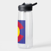 Gestileerde vlag van Colorado Waterfles (Links)