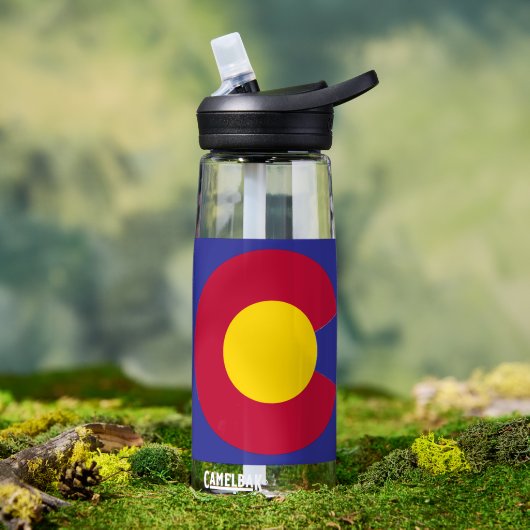 Gestileerde vlag van Colorado Waterfles (Buiten (Gedraaid) )