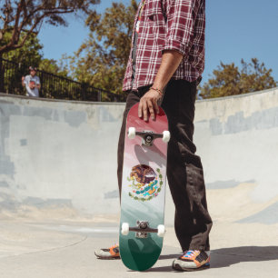 Gestileerde Vlag van Mexico Persoonlijk Skateboard