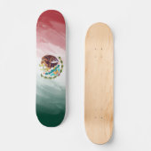 Gestileerde Vlag van Mexico Persoonlijk Skateboard (Voorkant)