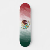 Gestileerde Vlag van Mexico Persoonlijk Skateboard (Voorkant)