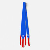 Gestileerde vlag van Puerto Rico Stropdas (Voorkant)