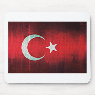 Gestileerde vlag van Turkije Muismat