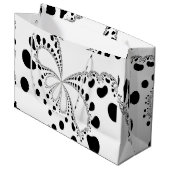 Gestileerde vlinder Afbeelding Groot Cadeauzakje (Voorkant Gekanteld)