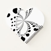 Gestileerde vlinder Afbeelding Notitieboek (Achterkant)