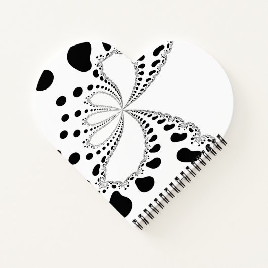 Gestileerde vlinder Afbeelding Notitieboek (Achterkant)